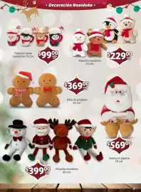 Folleto Soriana Mercado Página 17: Niño de jengibre €369,00, Peluche navideño €229,00