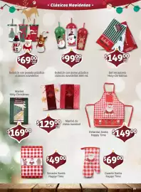 Folleto Soriana Mercado Página 19: Secador Santa Happy Time €49,00, Mantel de mesa navidad €129,00