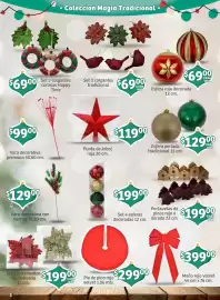 Folleto Soriana Mercado Página 2: Pie de pino rojo velvet €299,00, Set 5 ornamentos nochebuena €199,00