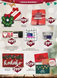 Folleto Soriana Mercado Página 20: Home style design. velas tealight €99,00, Tapete Holy Christmas €299,00