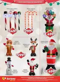 Folleto Soriana Mercado Página 31: Estaca solar muñeco navideño €149,00, Inflable hombre de nieve €1,20