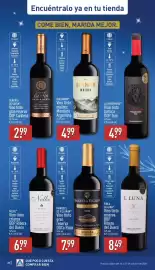 Folleto ALDI | Gourmet Página 33: La enfermera vino tinto barrica €4,99, Finca La Luna vino tinto reserva €8,49
