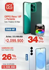 Catálogo Ktronix semana 42 Página 2: OPPO Reno 14F + Parlante €2.099.900,00