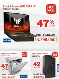 Catálogo Ktronix semana 42 Página 4: Lavavajillas portátil LG €2.278.900,00, Nevecón Electrolux €2.999.900,00