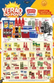 Folheto Novo Atacarejo Página 1: Tambaú - azeitona verde €6,98, Nestlé - aveia €3,48