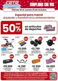Catálogo Coto semana 42 Página 1: Origen - bicicleta indoor con correa cod. 560012 €47.916,67