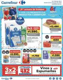 Catálogo Carrefour semana 42 Página 1: Carrefour classic galletitas pepas €1.750,00, Carrefour classic puré de tomate €650,00