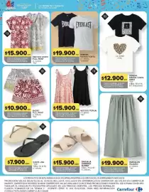 Catálogo Carrefour semana 42 Página 30: Tex remera manga corta print €12.900,00, Tex vestido poplin €15.900,00
