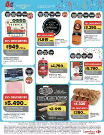 Catálogo Carrefour semana 42 Página 52: Vanguard queso azul €1.919,00, Paladini mortadela mini €4.790,00
