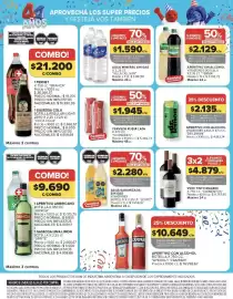 Catálogo Carrefour semana 42 Página 55: Elementos vino tinto malbec €4.879,00, Dr lemon aperitivo con alcohol €2.135,00