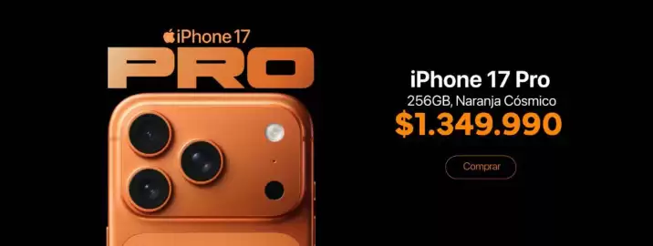Catálogo MacOnline Página 2: Iphone 17 pro 256gb titanio blu €1.349.990,00
