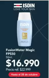Catálogo Salcobrand Página 2: Isdin - fusionwater magic fps50 €16.990,00