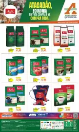 Folheto Atacadão Página 1: Melitta - suporte para filtro de cafe €11,90, Melitta - café solúvel €5,99