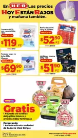 Folleto HEB Página 4: Heb mejillones enteros €51,90, Blue mar barrita de surimi €52,90