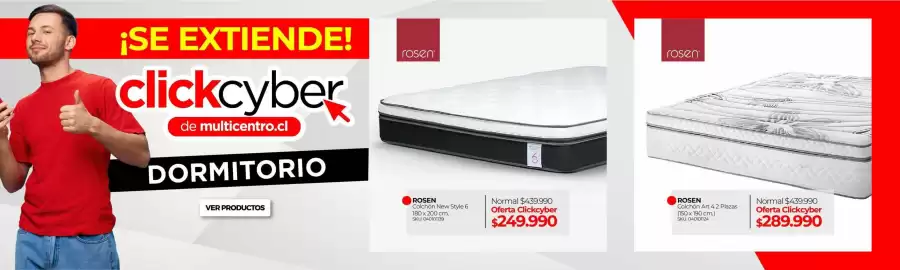 Catálogo Multicentro Página 1: Rosen - colchon new style 6 €249.990,00