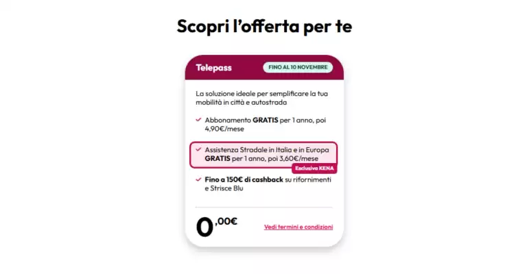 Kena Mobile (valido fino al 22-10)