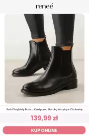 Renee magazyn tydzień 42 Strona 8: Botki sztyblety Basic z elastyczną gumką wszytą w cholewkę Renee €139,99