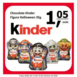 Folheto Mota Reis Página 12: Chocolate Kinder Figura Halloween €1,05