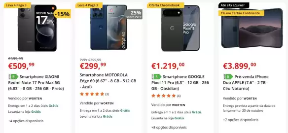 Folheto Worten Mobile semana 42 Página 1