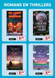 Boekenvoordeel folder Pagina 3: Julie Caplin De kleine cottage in Jerland €8,99, Nora Roberts Nachtwerk €8,99