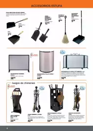 Folleto Ferrcash Página 8: Palas metalicas recoge cenizas 147439 €7,50, Juego chimenea suelo 148184 €34,95