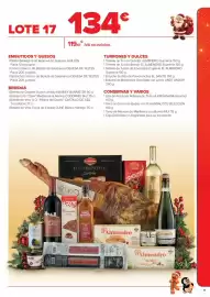 Folleto Carrefour Página 19: Embutidos y quesos/ bebidas/ turrones y dulces/ conservas y varios €134,00
