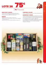 Folleto Carrefour Página 25: Embutidos y quesos bebidas turrones y dulces conservas €75,00