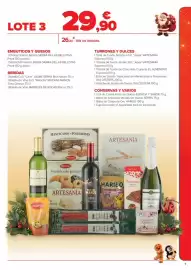 Folleto Carrefour Página 5: Embutidos y queso/ bebidas/ turrones y dulces/ conservas y varios €29,90