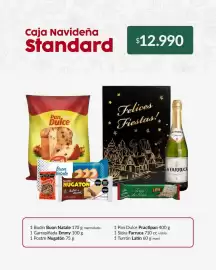 Catálogo Supermercados Aiello Página 2: Caja Navideña Standard $12.990 Pan frutas Dulce Felices Fiestas! LA FARRUCA Greiche