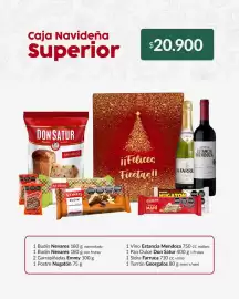 Catálogo Supermercados Aiello Página 3: ANCHO Caja Navideña superior Garapinada de Mani DON SATUR Fundade OR 1967 PAN DULCE