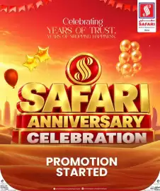 Safari Hypermarket catalogue Page 4: Shop with Confidence 16001 License number SOCC-00124040 Celebrating YEARS OF TRUST