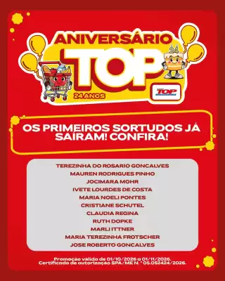 Rede Top (válido até 1-11)