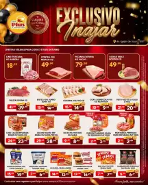 Folheto Rede Plus Supermercados Página 1: Lasanha seara €13,99, Hamburguer perdigao na brasa €6,39