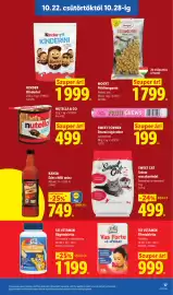Lidl akciós újság hét 43 Oldal 17: Sweet Cat száraz macskaeledel €499,00, Mogyi földimogyoró €1.799,00