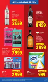 Lidl akciós újság hét 43 Oldal 19: Tinner Bros Whisky Liqueur €7.999,00, Philips elem €2.999,00