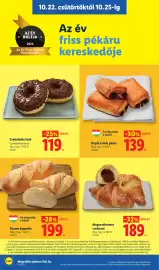 Lidl akciós újság hét 43 Oldal 2: Durum baguette €199,00, Dupla csokis párna €139,00