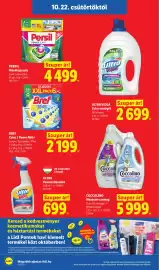 Lidl akciós újság hét 43 Oldal 20: Bref color power aktiv €2.199,00, Persil mosókapszula €4.499,00
