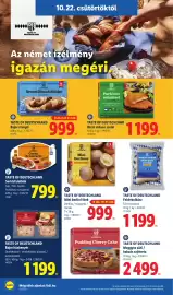 Lidl akciós újság hét 43 Oldal 30: Taste of Deutschland Bajor stangli €999,00, Taste of deutschland mini berlini fánk €999,00