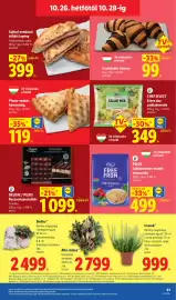 Lidl akciós újság hét 43 Oldal 61: Chef select salad mix €349,00, Pilos laktózmentes reszelt mozzarella €499,00