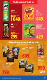 Lidl akciós újság hét 43 Oldal 67: Knorr tepsimix €429,00, Chio Chips €849,00
