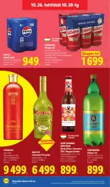 Lidl akciós újság hét 43 Oldal 72: Kőbányai Világos sör €1.699,00, Pepsi / pepsi zero €949,00