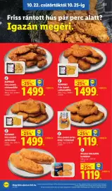 Lidl akciós újság hét 43 Oldal 8: Lidl Roppant friss rántott sertésszelet €1.499,00