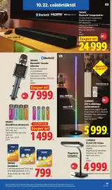 Lidl akciós újság hét 43 Oldal 13: Tronic bluetooth hangprojektor €24.999,00, Tronic gombelem €799,00