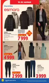 Lidl akciós újság hét 43 Oldal 18: Esmara női thermo bélelt leggings €2.999,00, Esmara női thermo sztreccsnadrág €3.999,00