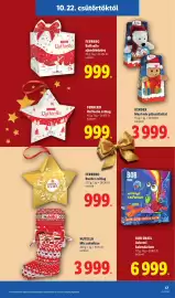Lidl akciós újság Oldal 17: Kinder €3.999,00, FERRERO Raffaello ajándékdoboz €999,00