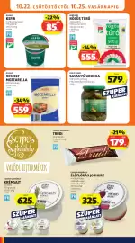 ALDI akciós újság hét 43 Oldal 14: Milsani kefir €85,00, King's crown savanyú uborka €579,00