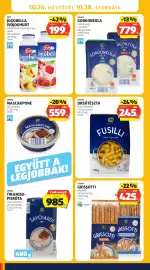ALDI akciós újság hét 43 Oldal 32: Cucina orsótészta €245,00, Cucina gorgonzola €779,00