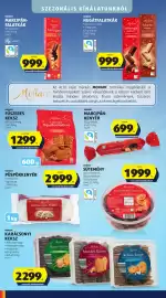 ALDI akciós újság hét 43 Oldal 36: Monarc marcipán-kenyér €699,00, Monarc karácsonyi keksz €2.299,00
