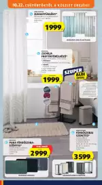 ALDI akciós újság hét 43 Oldal 40: Novitesse puha fürdőszobaszőnyeg €2.999,00, Home Creation zuhanyfüggöny €19.999,00