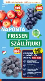 ALDI akciós újság hét 43 Oldal 6: Szőlő €689,00
